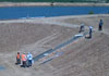 Two Cell Process Wastewater Pond Under Construction - Domaine Carneros Winery, Napa County